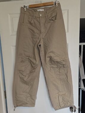 Khaki cargos Oak & Fort Size 8